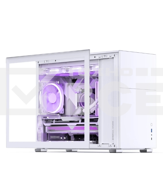 Корпус компьютерный Mini-Tower/ Case JONSBO D31 STD, Mini-Tower, TG, no fan, 1xUSB-A 3.2 + 1xUSB-C 3.2, mATX, mDTX, mITX White