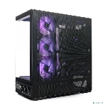 Компьютерный корпус XASTRA Q700 4ARGB-C10-UC Black ATX/Aquarium/Screewless/4x120mm ARGB PWM mirror fans/Argb+PWM HUB 10port/Type C Q700-4FM12A-C10-UC, фото 1