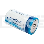 Батарейки щелочные/алкалиновые Gembird GB-LR20-2F, тип D(LR20), 2шт, пленка, фото 1