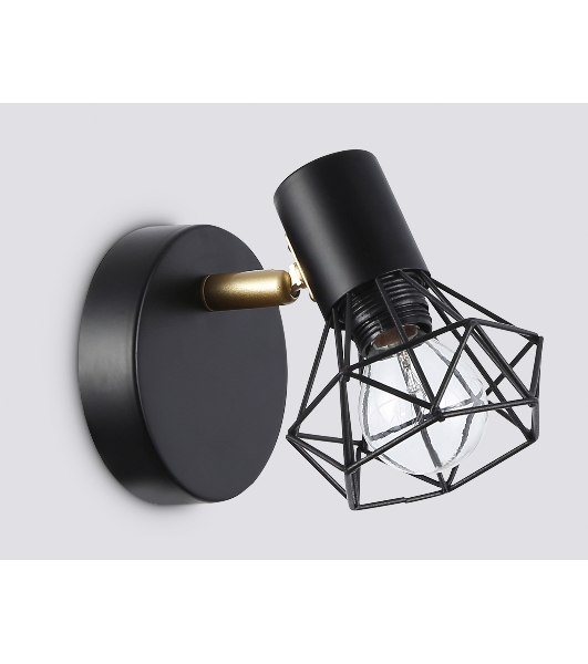 Светильник Ambrella light TR8655 BK/GD черный/золото E14 max 60W 170*100*140