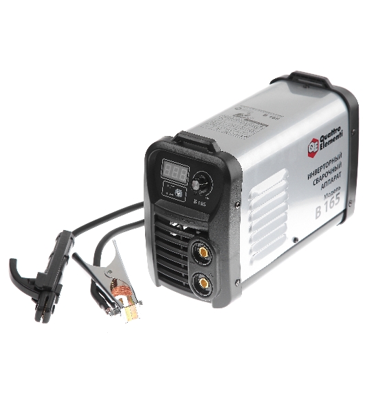 Инвертор QUATTRO ELEMENTI B 165 165 А, ПВ 80%, до 4.0 мм, 4.8 кг, Дисплей, TIG-Lift, 220В, КЕЙС