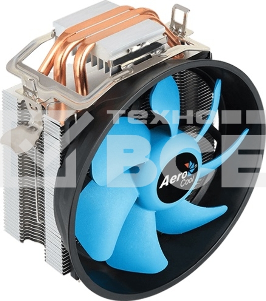 Кулер для процессора AeroCool / Formula Verkho 3 Plus серебристый, 120 мм, алюминий/медь, 2000 об/мин, 26.7 дБ, 4 pin, 125 Вт, 134 мм
