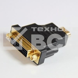 Переходник HDMI/DVI-D 19M/25F VCOM позолоченные контакты, VAD7819