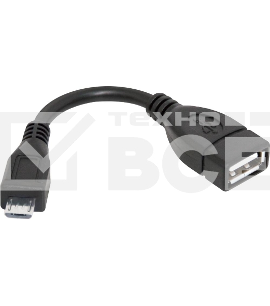 Кабель-переходник Defender microUSB (M) - USB (F) /для подкл. устр. USB Flash, HDD, мыши, и и т.д./ поддерж. режим OTG.