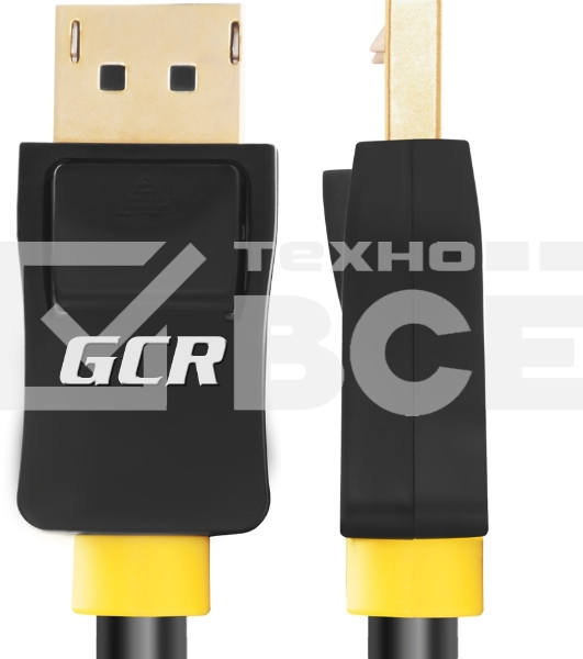 Кабель Greenconnect 2.0m DisplayPort v1.2, 20M/20M, черный, 28/28 AWG, GCR-DP2DP-2.0m