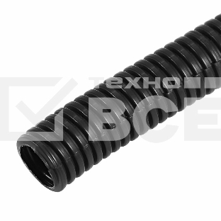 Труба автомобильная гофрированная ПП, Ø23.5 мм, разрезная, бухта 50 м/уп.