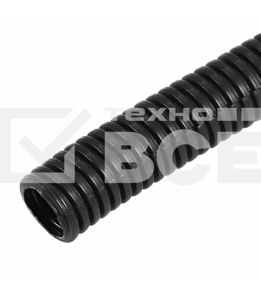 Труба автомобильная гофрированная ПП, Ø23.5 мм, разрезная, бухта 50 м/уп.