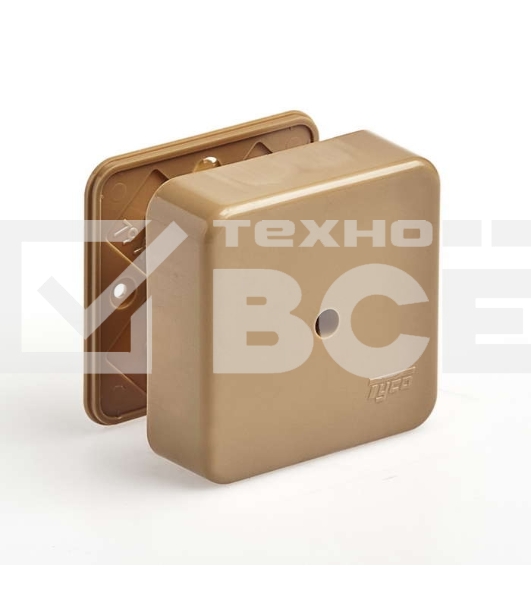 Коробка универсальная для кабель-каналов 80х80х25 кор. IP40 Рувинил 65005К