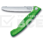 Нож кухонный Victorinox Swiss Classic (6.7836.F4B) стальной для овощей лезв.110мм серрейт. заточка зеленый блистер, фото5