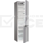 Холодильник Gorenje NRK6201PS4 серебристый металлик двухкамерный 235/96л морозилка снизу, фото2