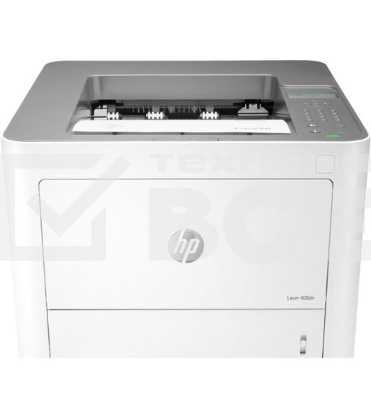 Принтер лазерный HP Laser 408dn (7UQ75A), A4, ч/б, печ. до 40 стр/мин., 1200 x 1200 dpi, USB, RJ-45
