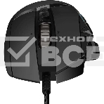 Мышь проводная Logitech G502 HERO черный, 25600 dpi, USB, кнопки - 11, фото8