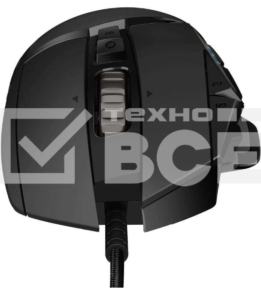Мышь проводная Logitech G502 HERO черный, 25600 dpi, USB, кнопки - 11