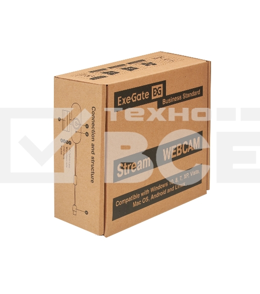 Веб-камера ExeGate Stream C925 Wide FullHD T-Tripod
