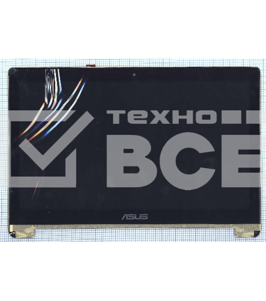 Модуль (матрица + тачскрин) для Asus TP550LA-1A черный с рамкой