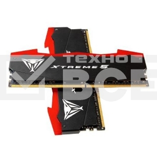 Оперативная память Patriot Viper Xtreme 5, DDR5, 48GB (2x24GB), 8200MHz, CL38, с радиаторами, черный