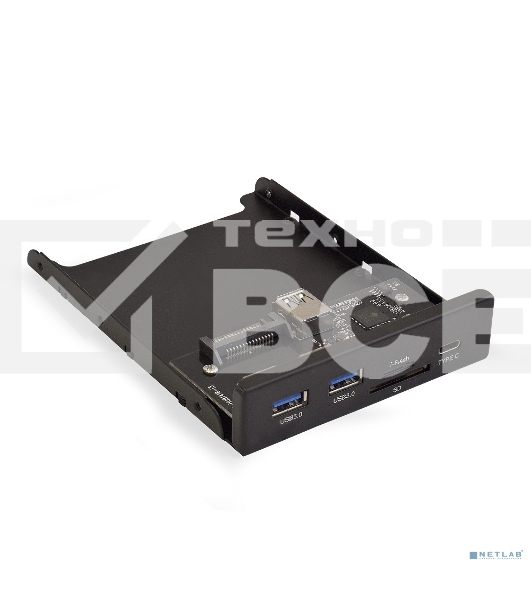 Планка USB на переднюю панель ExeGate U3H-621, 3,5