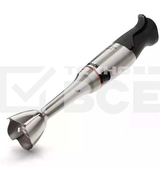 Блендер погружной Bosch MSM6M8X1, 1200Вт, нержавеющая сталь/черный