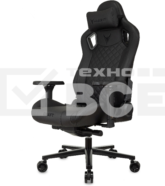 Кресло игровое Knight Craft черный