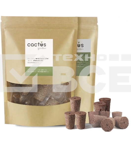 Набор питательных губок Cactus CS-SPONGE-11 для проращивания для CS-LEDPOT-11/SMARTPOT-11 (упак.:11шт) пакет