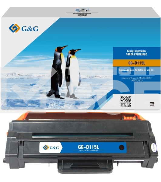 Картридж лазерный G&G GG-D115L черный (3000 стр.) для Samsung Xpress SL-M2620/2820/M2670/2870