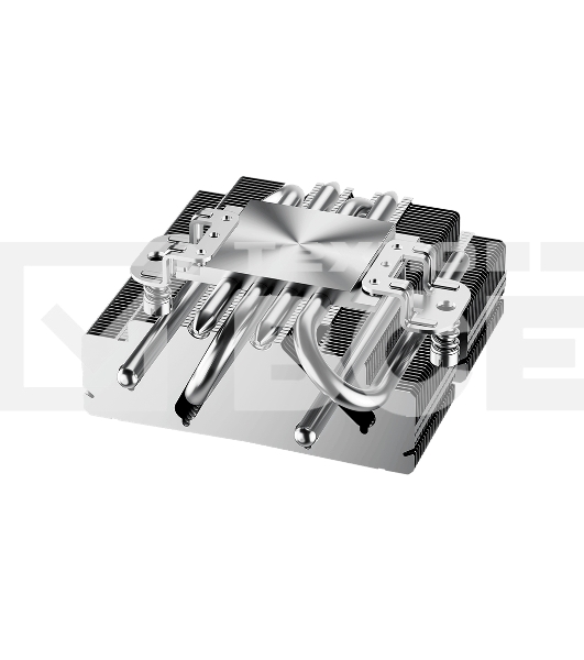 Кулер для процессора PCCooler S815I Low profile (125W, 4pin PWM, 37mm, Al/Cu, 4x6mm, 1x75mm, 51.42 CFM, 39dBA, 2000~4000 RPM, S: LGA115X/20XX/1200/1700/1851 AMD3/AMD4, silver)