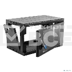 Шкаф коммутационный ЦМО (ШРН-9.650-9005) настенный 9U 600x658мм пер.дв.стекл 200кг черный 600мм 180град., фото4
