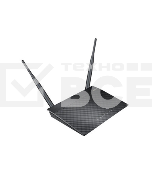 Сетевое оборудование ASUS RT-N12 E WiFi Router (RTL) 802.11b/g/n, 4UTP 10/100 Mbps, 1WAN, 300Mbps, 2x2dBi