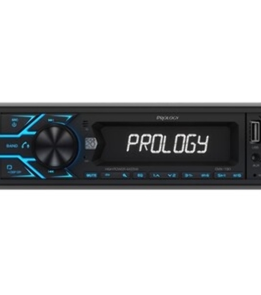 Автомагнитола Prology CMX-190, 1 DIN, Bluetooth, USB Type-A, AUX, пульт ДУ