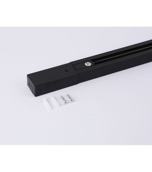 Шинопровод накладной однофазный Standard 220V GL7104 BK черный 2000*32.5*19.8 (ввод питания, 1 заглушка, крепление в комплекте)