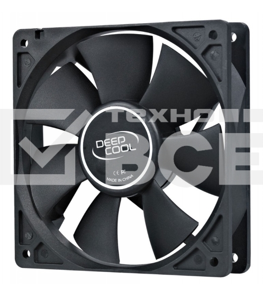 Вентилятор для корпуса DEEPCOOL XFAN 120 черный, 120 мм, 1300 об/мин, 23.7 дБ, 3 pin