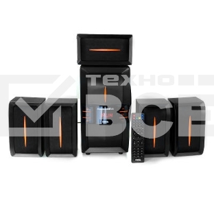 Колонки Dialog Progressive AP-540 BLACK {акустические колонки 5.1, 40W+5*12W RMS, USB+SD reader}