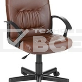 Кресло компьютерное OLSS Чип Ультра коричневый экокожа Крестовина 