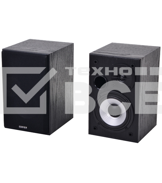 Колонки Edifier R980T темное дерево / черный {Активные, 2 x 12W RMS, 70-18000Гц, дерево}