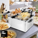 Фритюрница Kitfort КТ-2025 3270Вт черный/серебристый, фото6