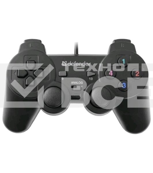 Геймпад Defender Omega USB, Проводной геймпад, 12 кнопок, 2 стика