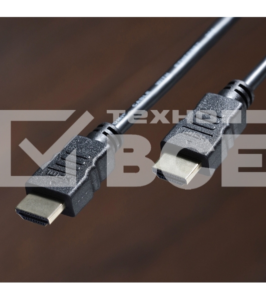 Кабель Proconnect (17-6202-8) Шнур HDMI - HDMI gold 1М без фильтров (PE bag)
