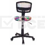 Кресло детское Бюрократ CH-299/ABSTRACT спинка сетка мультиколор сиденье мультиколор абстракция, фото4