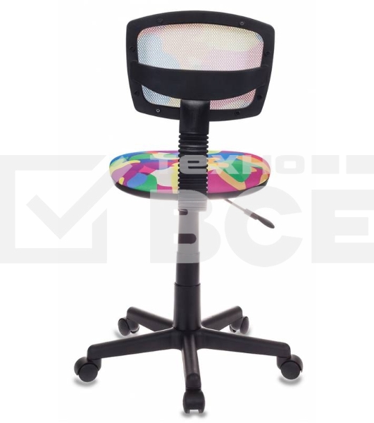 Кресло детское Бюрократ CH-299/ABSTRACT спинка сетка мультиколор сиденье мультиколор абстракция
