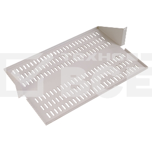 Полка для стойки перфорированная консольная 2U с центральным креплением, глубина 300 мм МС-30.2