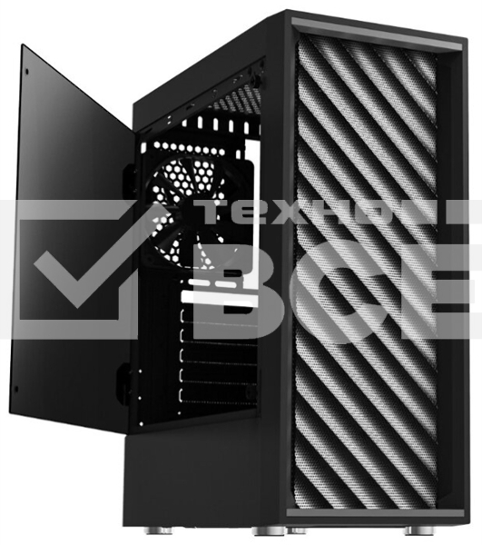 Компьютерный корпус ZALMAN T7, ATX, BLACK, WINDOW, 2xCOMBO (3.5