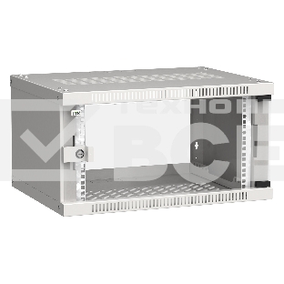 Шкаф ITK LWE3-06U64-GF LINEA WE 6U 600x450 мм дверь стекло серый