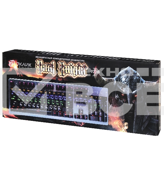 Клавиатура Oklick 970G DARK KNIGHT механическая черный USB Gamer LED