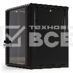 Шкаф настенный Hyperline TWB-2266-GP-RAL9004 19-дюймовый (19
