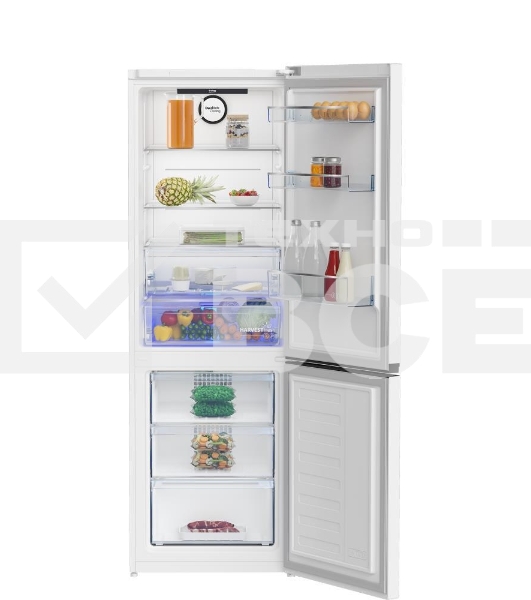 Холодильник Beko B3RCNK362HW белый двухкамерный 220/100л морозилка снизу