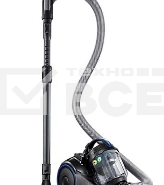 Пылесос Samsung VC15K4136HB/EV черный/синий, 390/1500 Вт, уборка сухая, пылесборник контейнер 1.3 л