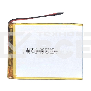 Аккумулятор Li-Pol (батарея) 3*72*87мм 2pin 3.7V/2000mAh