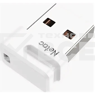 Флеш диск Netac U116 8Gb <NT03U116N-008G-20WH>, USB2.0, миниатюрная пластиковая белая