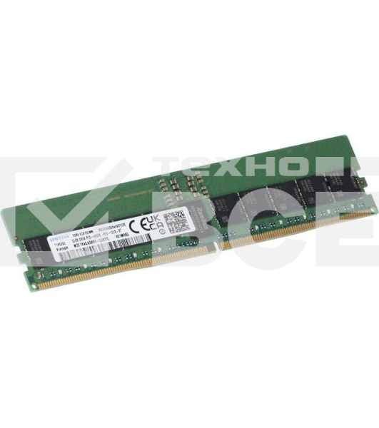 Оперативная память Samsung, DDR5, 32GB (1x32GB), 4800MHz, CL40, ECC, RDIMM, OEM