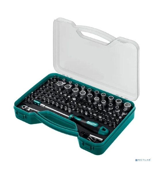 Набор: отвертка-битодержатель с насадками KRAFTOOL X-Drive-122, 122 шт (26816)